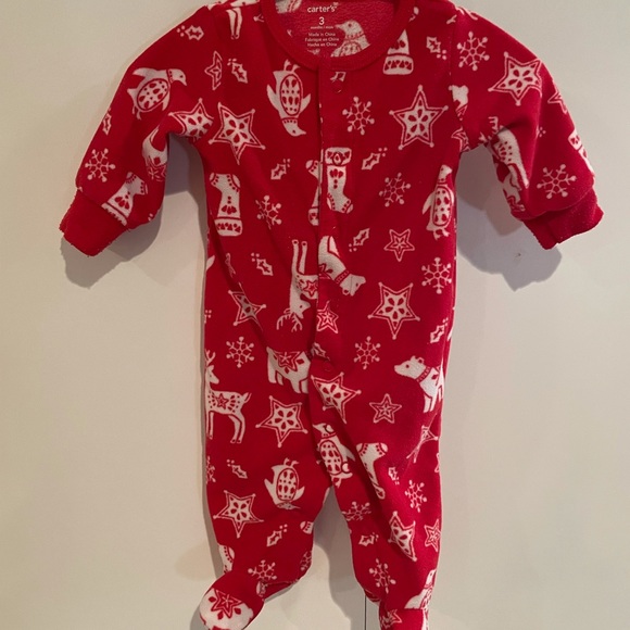 🎅Free w Bundle Unisex Baby Christmas Fleece Sleeper - Picture 4 of 5